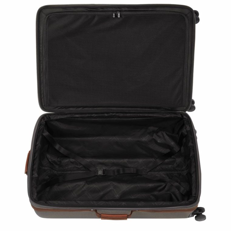 Boxford Xl Suitcase Brown - Recycled Canvas Suitcases Brown Women Longchamp - Image 4