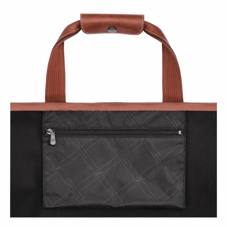 Boxford Xl Travel Bag Brown - Recycled Canvas Brown Women Longchamp Travel Bags - Image 4