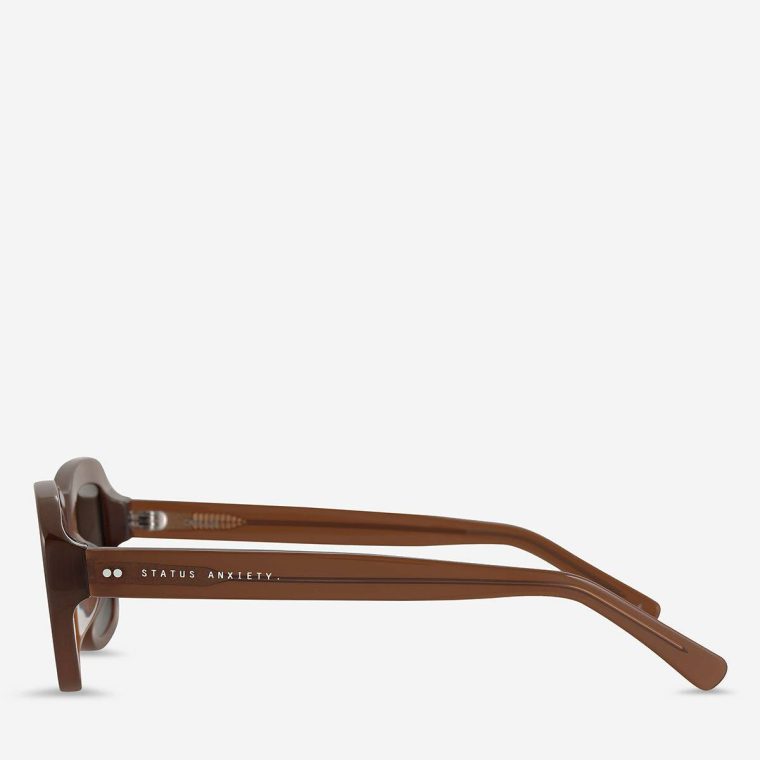 Brown Status Anxiety Women Cascade Sunglasses - Brown Sunglasses - Image 3