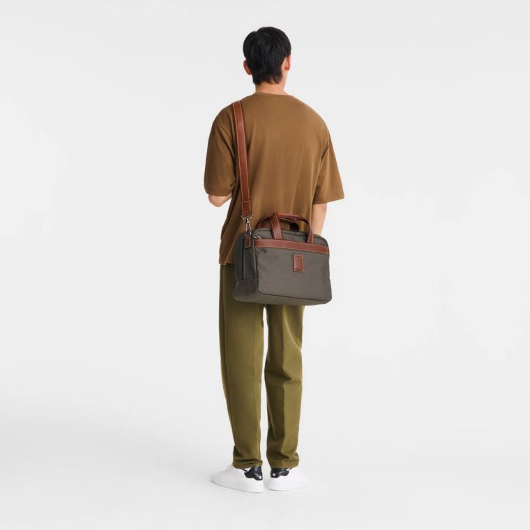 Brown Women Boxford S Travel Bag Brown - Recycled Canvas Longchamp Travel Bags