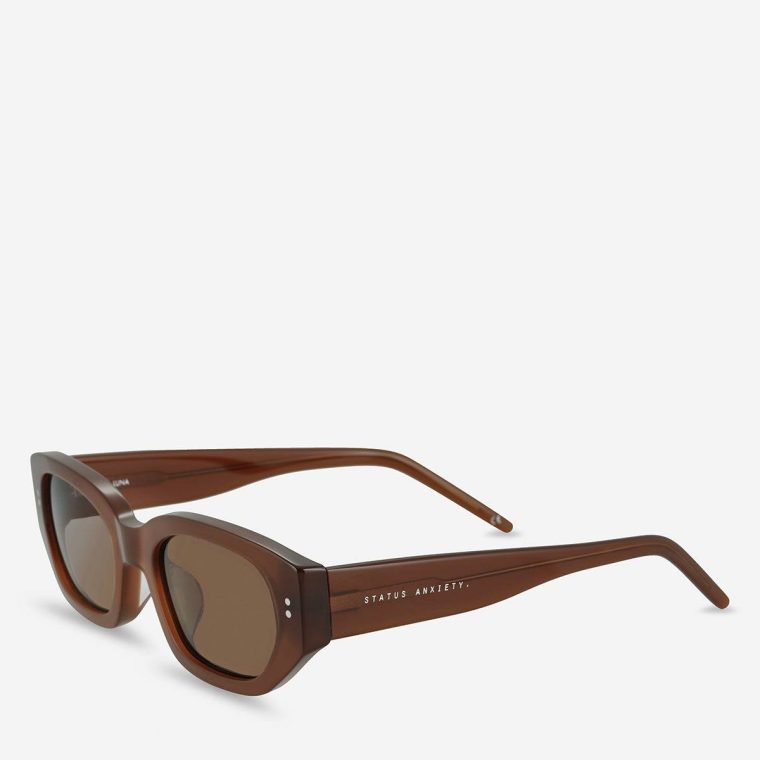 Brown Women Status Anxiety Sunglasses Luna Sunglasses - Brown - Image 2