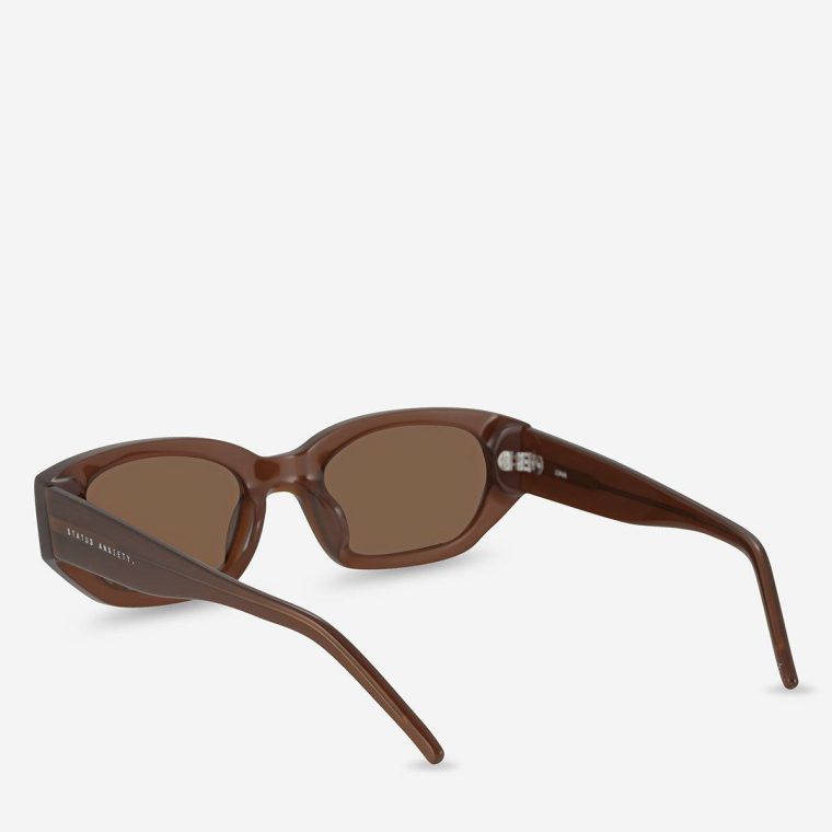 Brown Women Status Anxiety Sunglasses Luna Sunglasses - Brown - Image 4