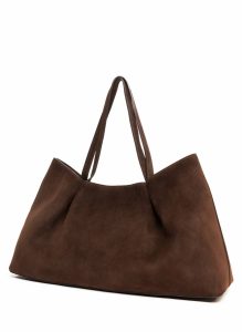Brownie Elleme Women Dimple Dimple Tote Suede Brownie - Image 2