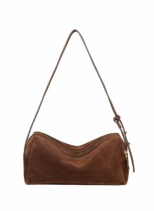 Brownie Women Elleme Trousse Trousse Suede Brownie