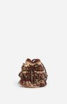Bucket Bags Raffia Bucket Bag In Raphia Fawn/Black Vanessa Bruno Women