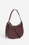 Burgundy Crossbody Bags Women Large Leather Daily Bag Smooth Leather Vanessa Bruno - Image 3