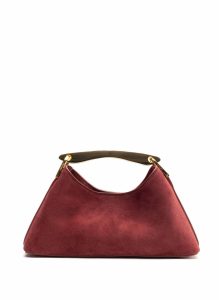 Burgundy Mini Boomerang Suede Burgundy Elleme Women Boomerang
