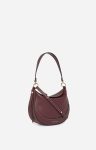 Burgundy Small Leather Daily Bag Smooth Leather Vanessa Bruno Crossbody Bags Women - Image 4