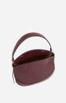 Burgundy Small Leather Daily Bag Smooth Leather Vanessa Bruno Crossbody Bags Women - Image 5