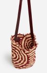 Burgundy Women Vanessa Bruno Baskets Raphia Basket In Raphia - Image 3