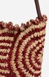 Burgundy Women Vanessa Bruno Baskets Raphia Basket In Raphia - Image 4