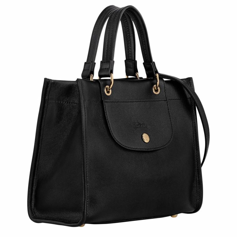 Cabas Longchamp S Handbag Black - Leather Women Leather Bags Black - Image 3