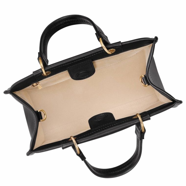 Cabas Longchamp S Handbag Black - Leather Women Leather Bags Black - Image 5