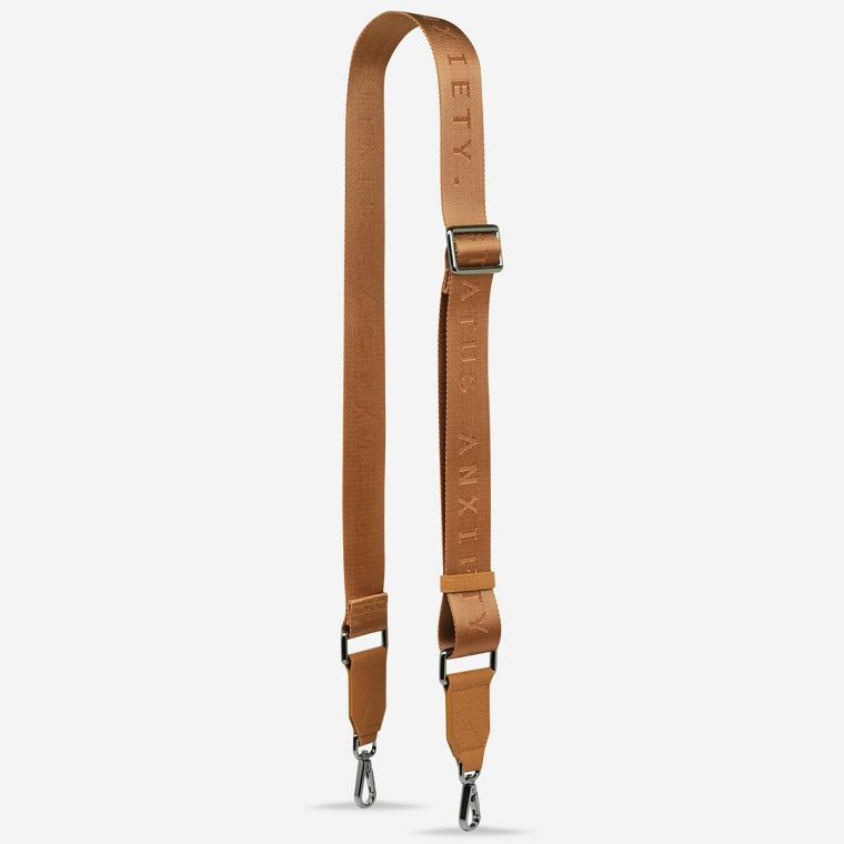 Camel Women Status Anxiety Bag Straps Web Strap Medium - Camel