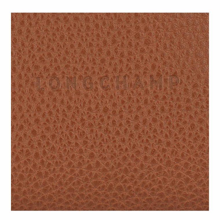 Caramel Longchamp Women Cardholders & Coin Purses Le Foulonné Coin Purse Caramel - Leather - Image 4
