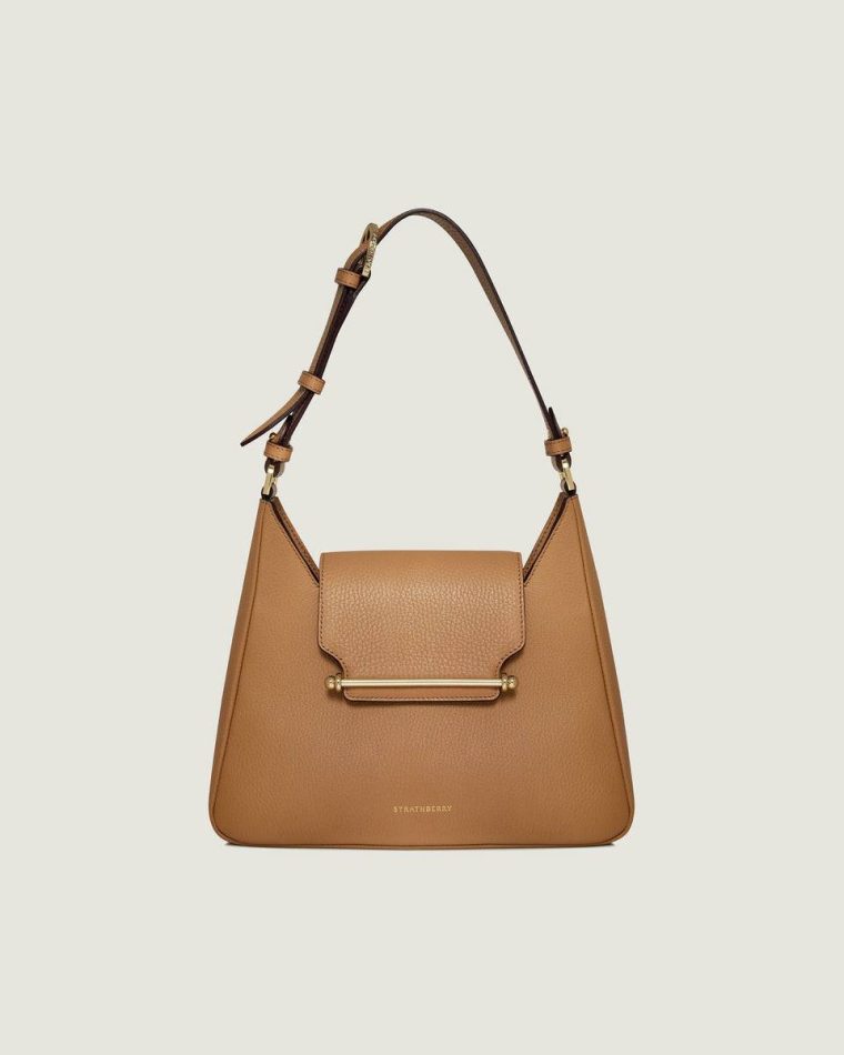 Caramel Women Strathberry Multrees Hobo Shoulder Bags - Image 4