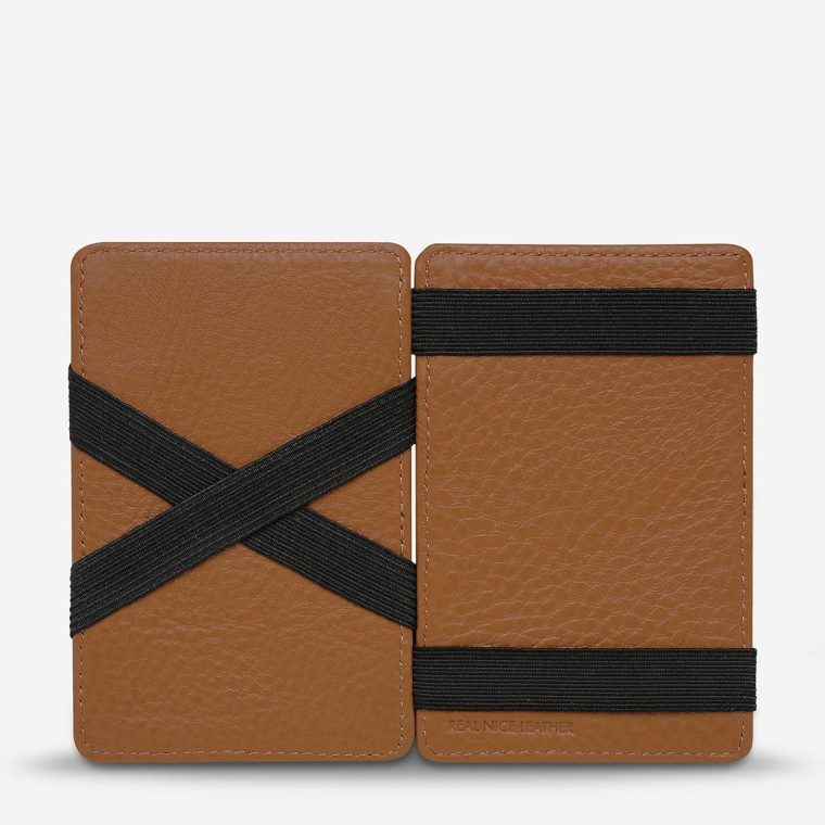 Card Holders Men Status Anxiety Flip Wallet - Camel Camel - Image 2