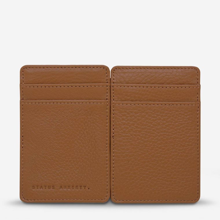 Card Holders Men Status Anxiety Flip Wallet - Camel Camel - Image 3