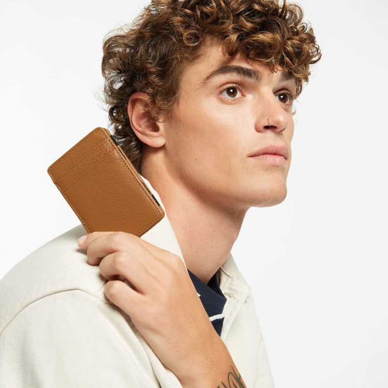 Card Holders Men Status Anxiety Flip Wallet - Camel Camel - Image 5