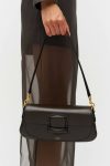 Carter Baguette Womne Dark Chocolate Shoulder Oroton - Image 3