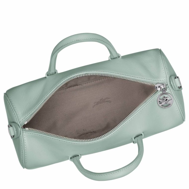 Celadon Women Daylong M Handbag Celadon - Leather Longchamp Leather Bags - Image 5