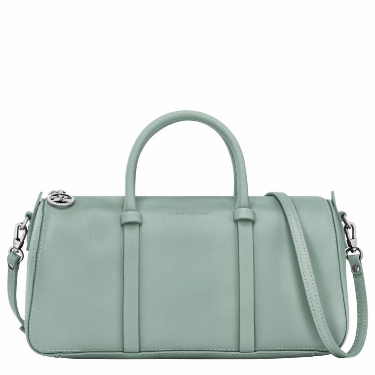 Celadon Women Daylong M Handbag Celadon - Leather Longchamp Leather Bags