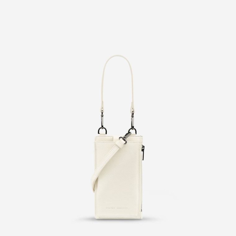 Chalk Status Anxiety Women Crossbody Voyager Bag - Chalk - Image 5