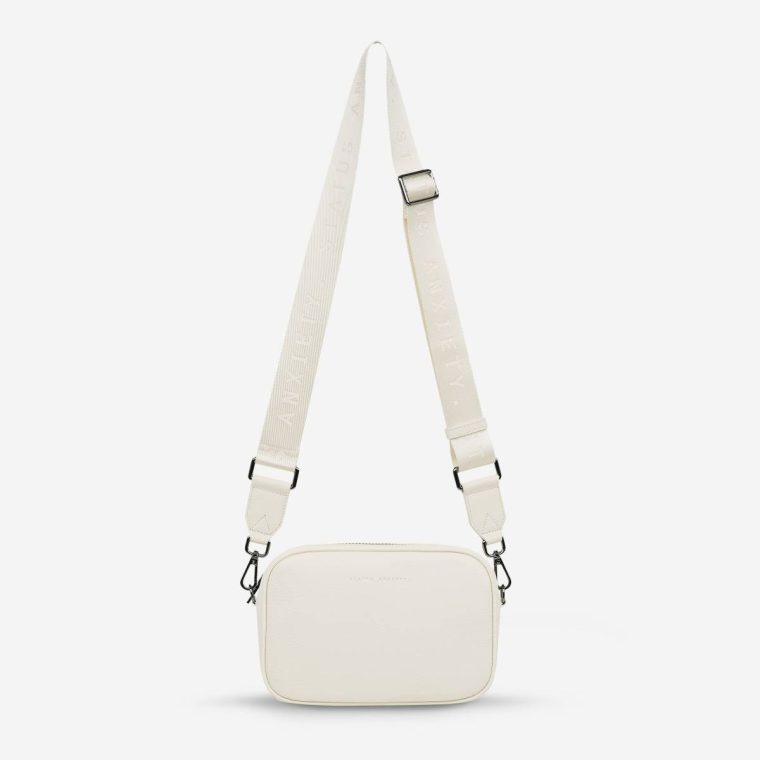 Chalk Status Anxiety Women Plunder Bag With Webbed Strap - Chalk Crossbody