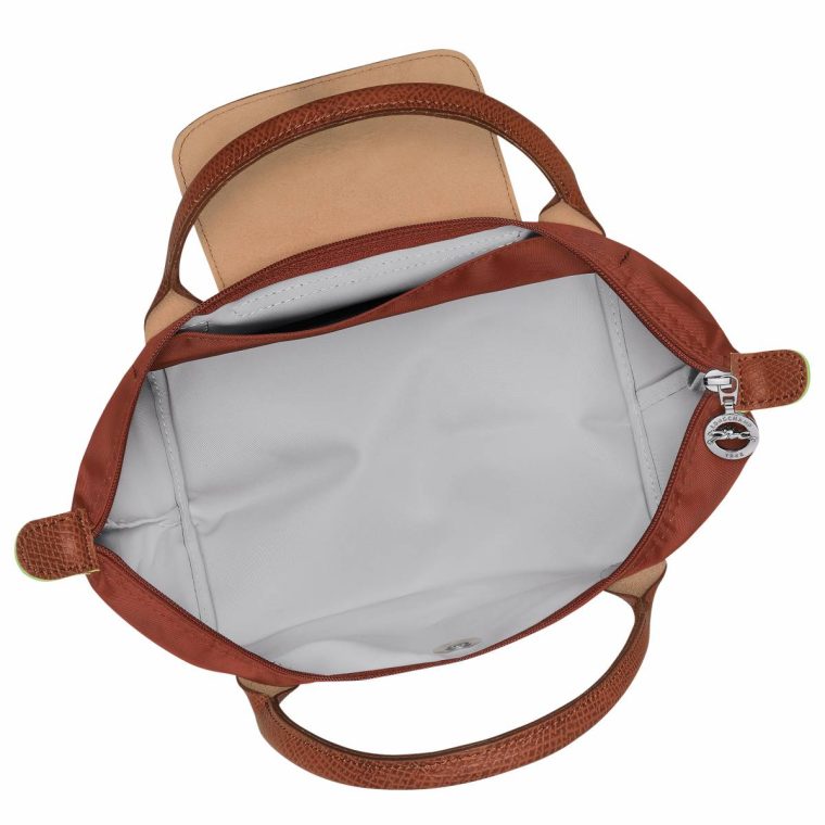 Chestnut Handbags Women Longchamp Le Pliage Green S Handbag Chestnut - Recycled Canvas - Image 4