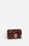 Chocolate Women Vanessa Bruno Medium Leather Moon Bag Made In Italy Quilted Bags - Image 2