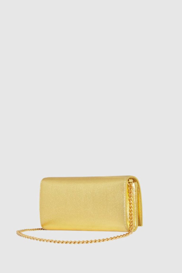 Clutch G Wallet Crossbody Women Gold Rebecca Minkoff - Image 2