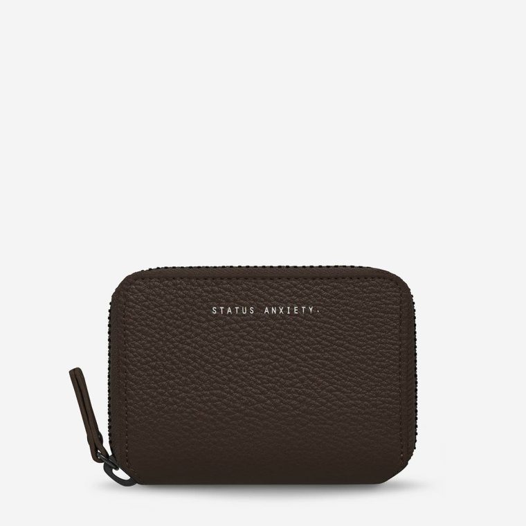 Cocoa Status Anxiety Small Women Wayward Wallet - Cocoa