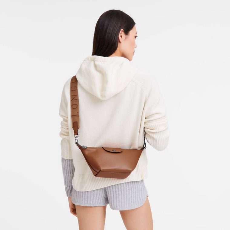 Cognac Longchamp Le Pliage Xtra Xs Crossbody Bag Cognac - Leather Leather Bags Women - Image 2