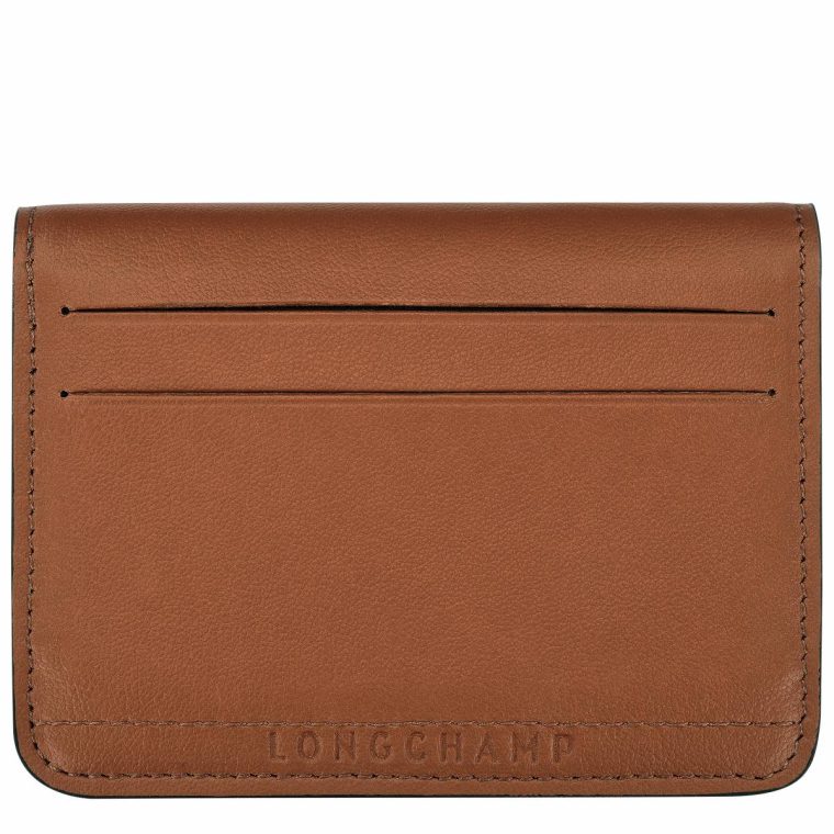 Cognac Women Longchamp Le Pliage Xtra Card Holder Cognac - Leather Cardholders & Coin Purses - Image 2