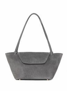 Courrier Courrier Tote Suede Grey Elleme Women Default Title