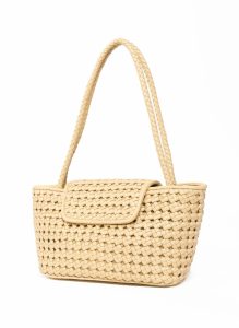 Courrier Tote Woven Leather Butter Butter Elleme Courrier Women - Image 3