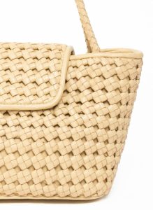 Courrier Tote Woven Leather Butter Butter Elleme Courrier Women - Image 5