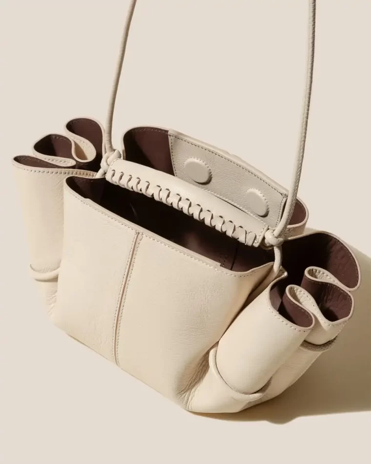 Cream Hereu Women Crossbody Bags Arta Mini - Pleated Crossbody Bag - Image 3