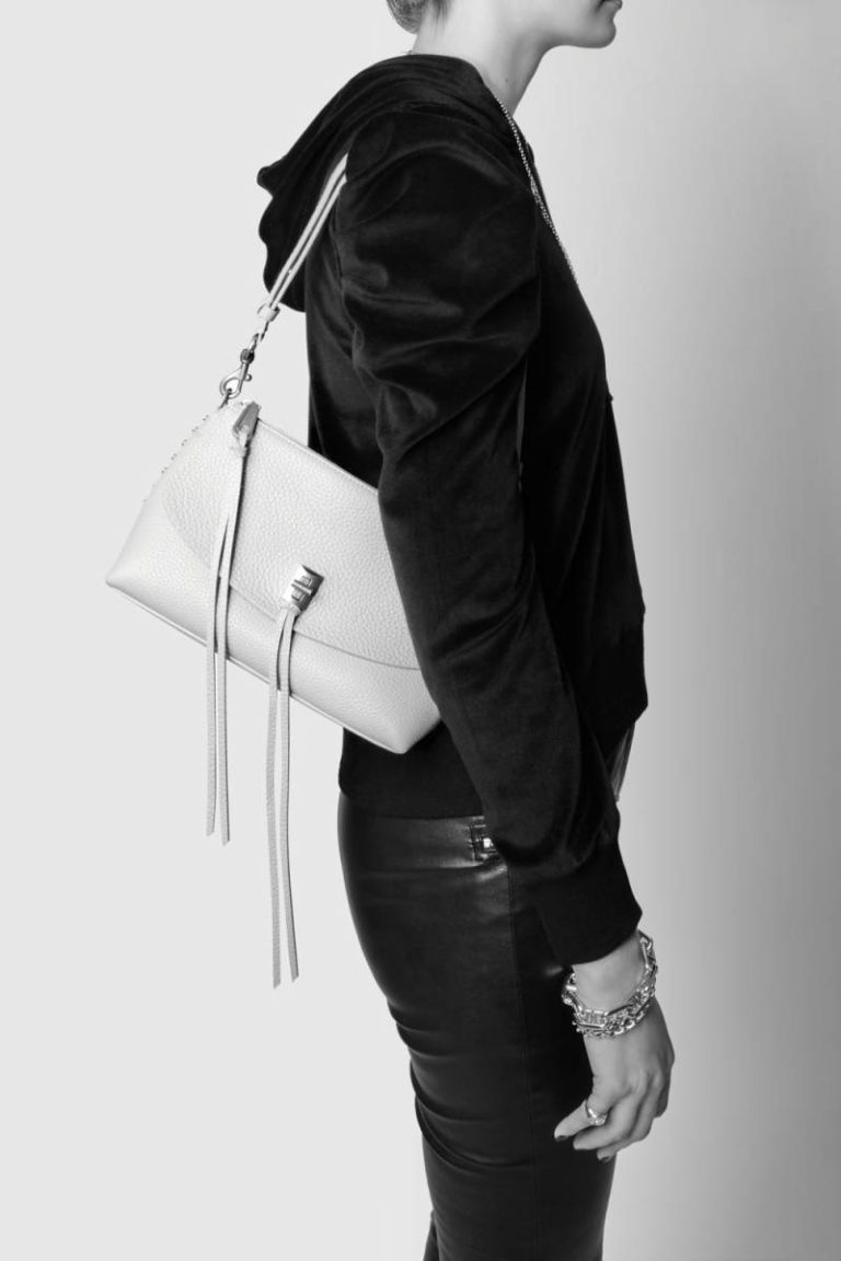 Crossbody Bag Black-Black-Shellac Rebecca Minkoff Women Darren Top Zip Crossbody - Black - Image 4