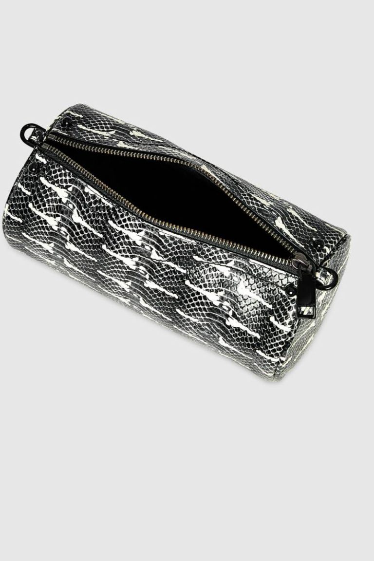 Crossbody Bag Black-White Barrel Crossbody Women Rebecca Minkoff - Image 3