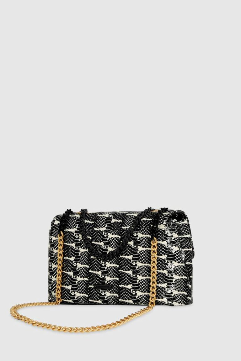 Crossbody Bag Edie Medium Crossbody Black-White-Snake Women Rebecca Minkoff - Image 2