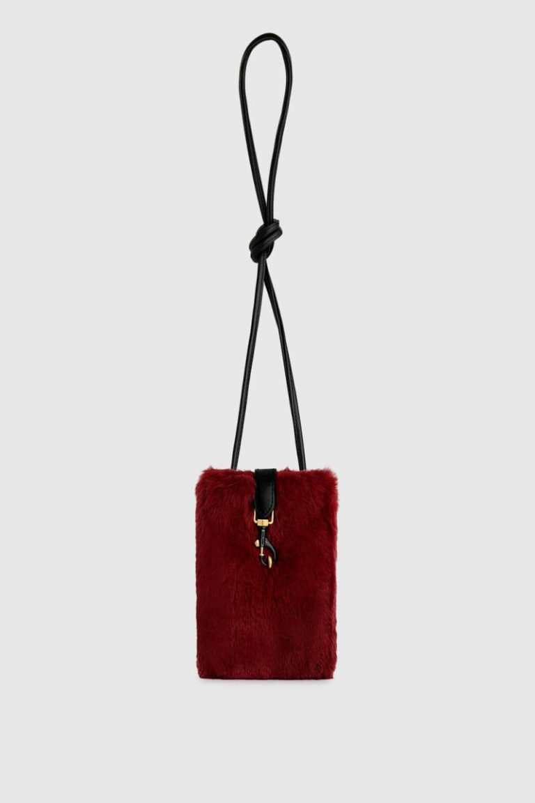 Crossbody Bag Maraschino Fur Phone Crossbody Women Rebecca Minkoff