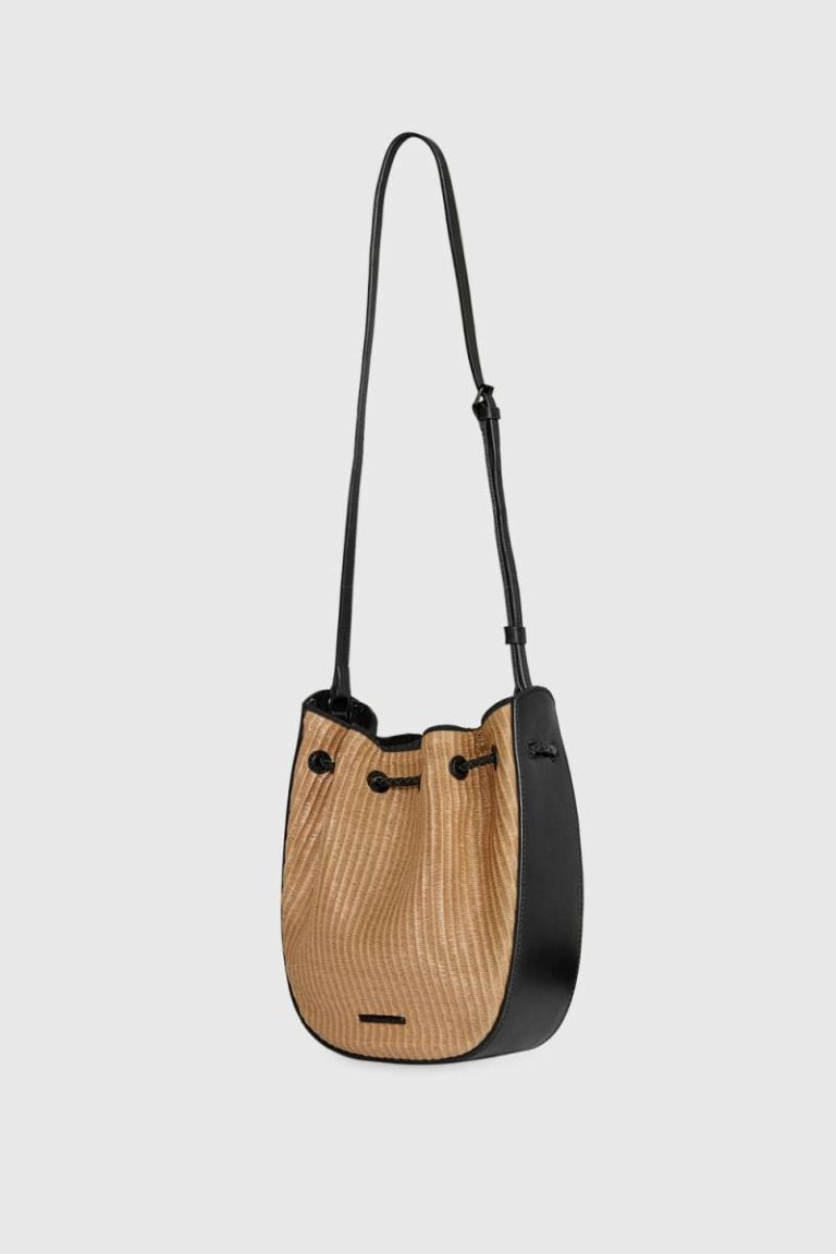 Crossbody Bag Women Lulu Crossbody Rebecca Minkoff Natural-Black - Image 2