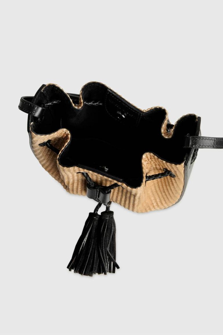 Crossbody Bag Women Lulu Crossbody Rebecca Minkoff Natural-Black - Image 3