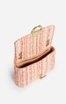 Crossbody Bags Coral Vanessa Bruno Women Small Cotton Moon Bag Cotton & Polyester Blend - Image 2