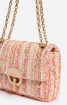 Crossbody Bags Coral Vanessa Bruno Women Small Cotton Moon Bag Cotton & Polyester Blend - Image 4