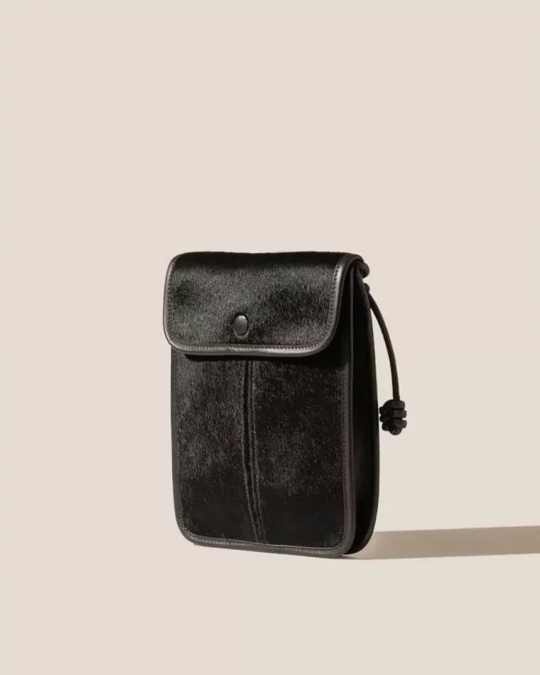 Crossbody Bags Ebony Hereu Terra Calf Hair - Square-Flat Crossbody Bag Women - Image 4