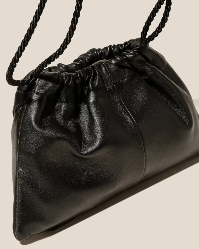 Crossbody Bags Llaset - Knotted Detail Crossbody Bag Women Hereu Black - Image 4