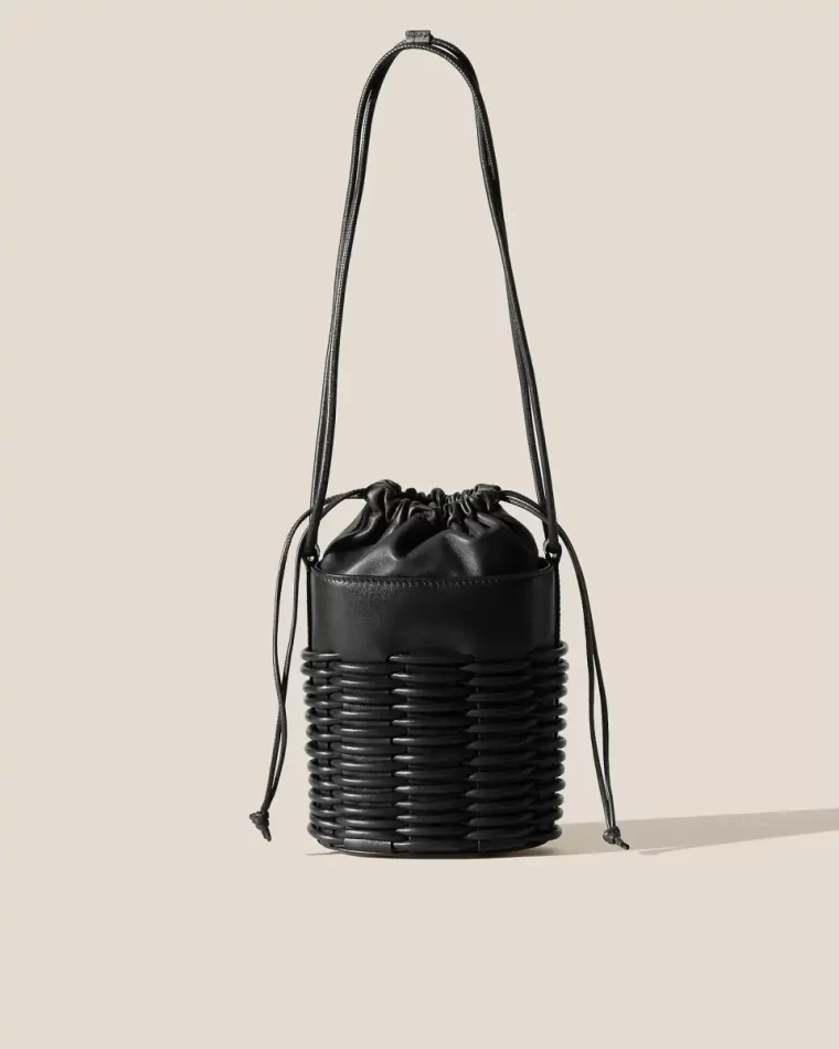 Crossbody Bags Pinar Bucket - Braided Detail Crossbody Bag Black Hereu Women - Image 2