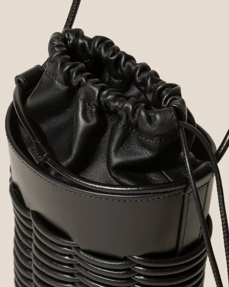 Crossbody Bags Pinar Bucket - Braided Detail Crossbody Bag Black Hereu Women - Image 3